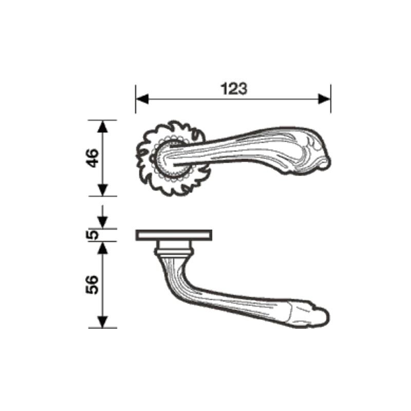 Handle LUIGI XV 1 Handle LUIGI XV 1