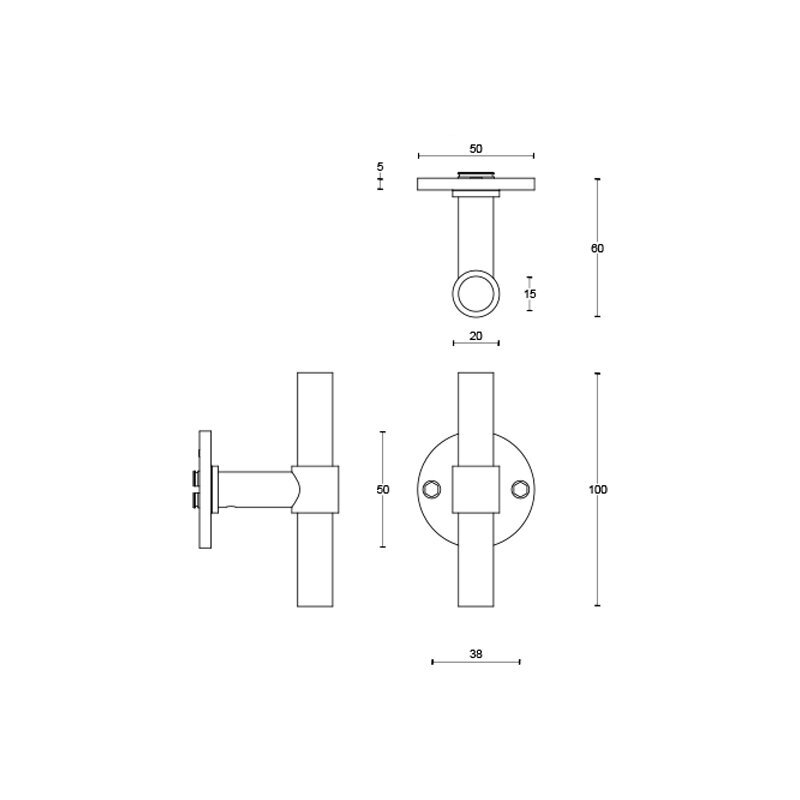 Handle ONE PBT15/50 1 Handle ONE PBT15/50 1