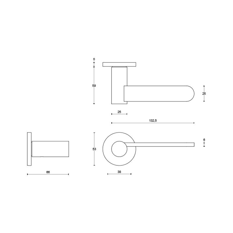 Handle Tense BB102-G 1 Handle Tense BB102-G 1