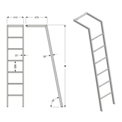 Sliding ladder SCALA 3 Sliding ladder SCALA 3