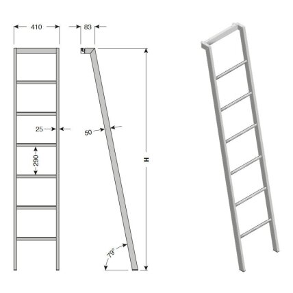 Sliding ladder SCALA 5 Sliding ladder SCALA 5