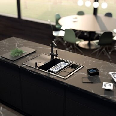 SCHOCK sinks: perhaps the most fashionable colors and most durable materials