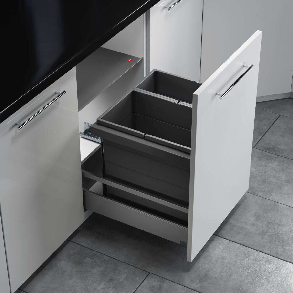Waste bin AS Triple-XL 50 (2 bins) 28/18 Waste bin AS Triple-XL 50 (2 bins) 28/18