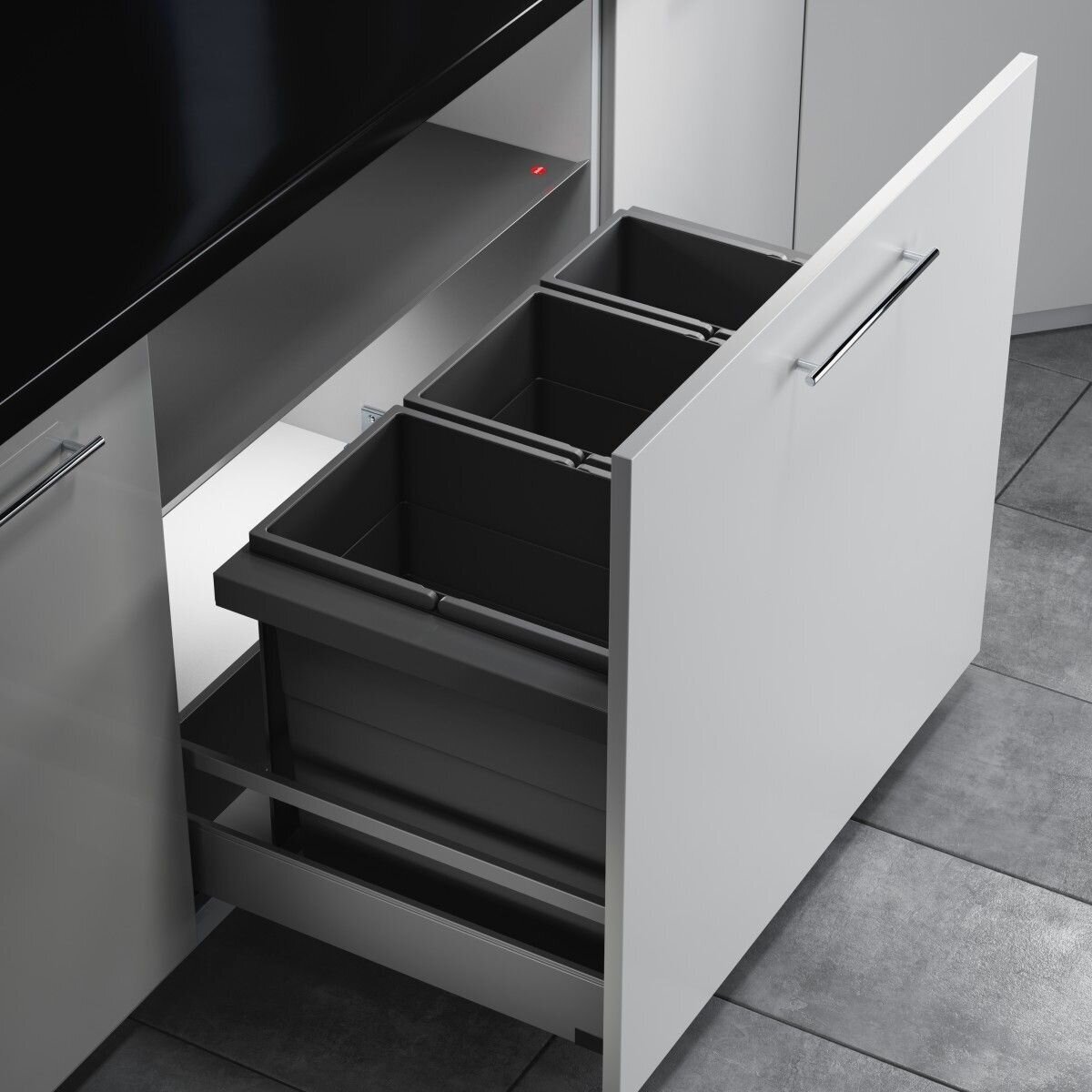 Waste bin AS Triple-XL 80 (3 bins) 18/28/28 Waste bin AS Triple-XL 80 (3 bins) 18/28/28