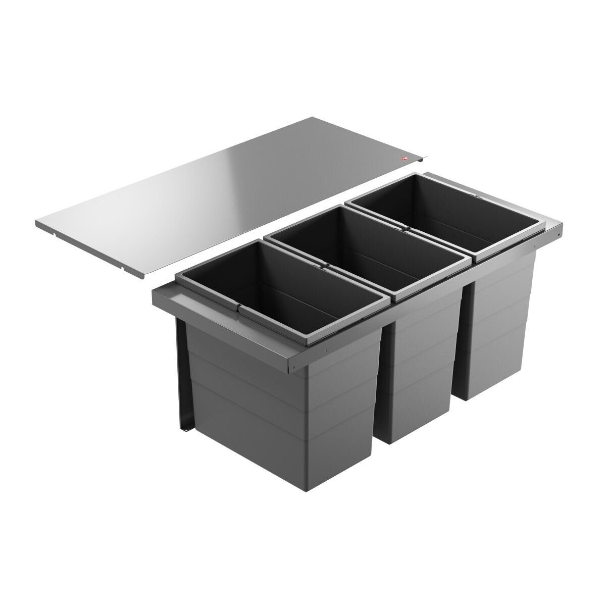 Waste bin AS Triple-XL 90 (3 bins) 28/28/28 1