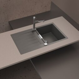 Kitchen sink SIGNUS D-100 Flush mount