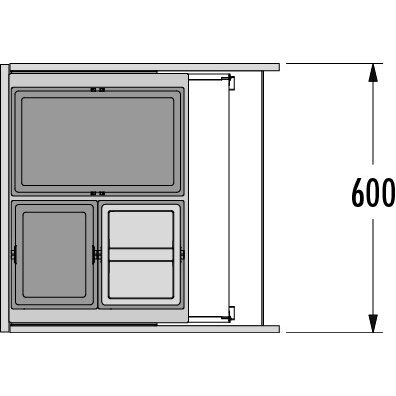 Waste bin AS Triple-XL 60 (3 bins) 28/13/13 3 Waste bin AS Triple-XL 60 (3 bins) 28/13/13 3