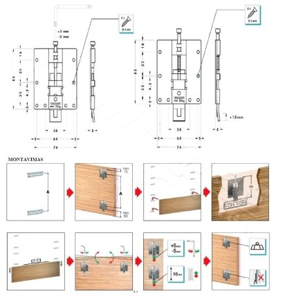 Система крепления настенного щита 814Z 2 Система крепления настенного щита 814Z 2