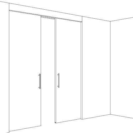 Lükanduste süsteem Hawa Junior 80 Z Symmetric komplekt pinnale paigaldatava laesiiniga 1 Lükanduste süsteem Hawa Junior 80 Z Symmetric komplekt pinnale paigaldatava laesiiniga 1