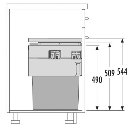 Waste bin Cargo Synchro 450 55 1 Waste bin Cargo Synchro 450 55 1