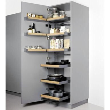 PEKA PLENO pantry systems – your entire kitchen storage in one movement
