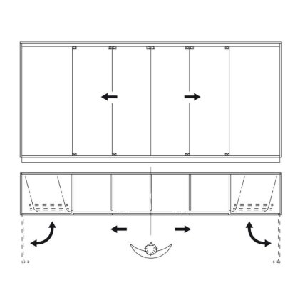 Sliding doors system "Hawa Aperto 40/F" 4