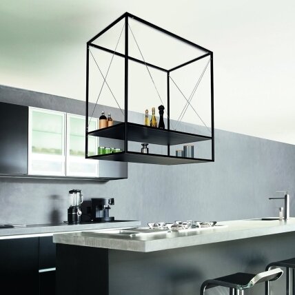 SMARTCUBE juodos spalvos lentynų modulių sistema iš aliuminio 1 SMARTCUBE juodos spalvos lentynų modulių sistema iš aliuminio 1