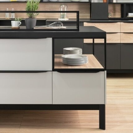 SMARTCUBE juodos spalvos lentynų modulių sistema iš aliuminio 5 SMARTCUBE juodos spalvos lentynų modulių sistema iš aliuminio 5