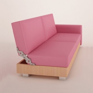 Комплект механизмов трансформации дивана с отсеком для белья в положение кровати