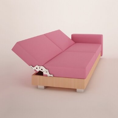 Комплект механизмов трансформации дивана с отсеком для белья в положение кровати 2