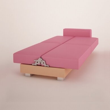 Комплект механизмов трансформации дивана с отсеком для белья в положение кровати 3