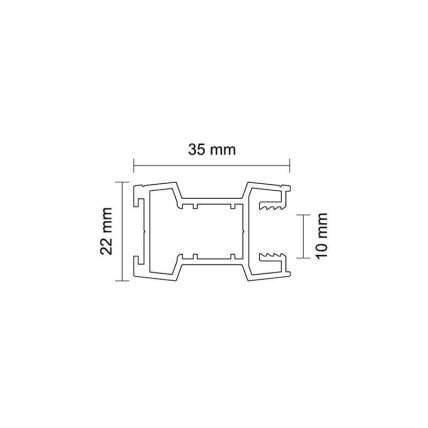 Side profile „Kronos“, for 10 mm filling 1