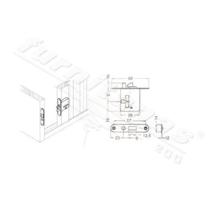 Lock for sliding doors 1 Lock for sliding doors 1