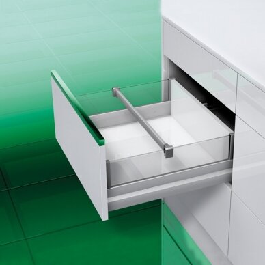 Rectangular railing divider for "Nova Pro Crystal" drawers