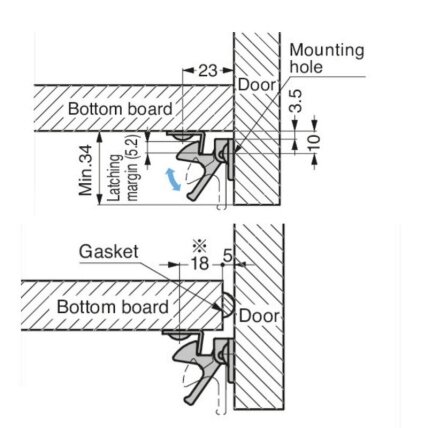 STAINLESS STEEL LEVER LATCH 3 STAINLESS STEEL LEVER LATCH 3
