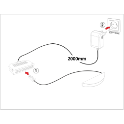 Power supply for USB charger, 15W