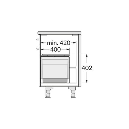 Waste bin Triple-XL 80 (3 bins) 18/28/28 2 Waste bin Triple-XL 80 (3 bins) 18/28/28 2