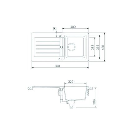 Plautuvė TYPOS D-100S 8