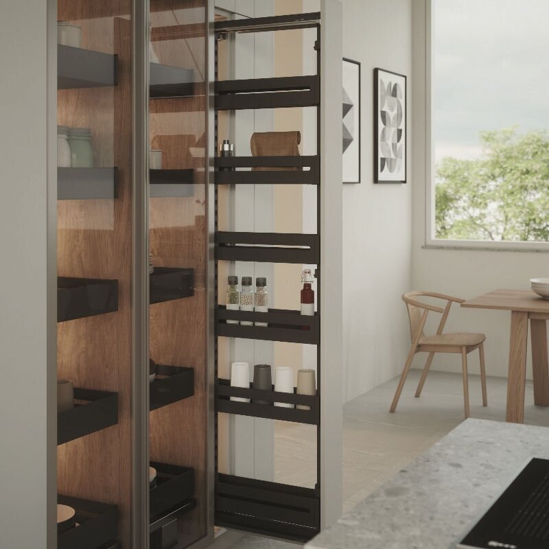 Pull-out system QUADRA for narrow cabinet Pull-out system QUADRA for narrow cabinet