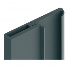 Užrakto liežuvėlio fiksavimo juosta dviguboms durims, 32 x 4.8 mm