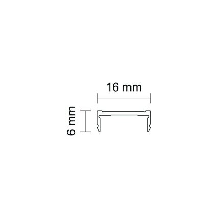Užpildas dvigubam apatiniam bėgeliui 48 mm 1