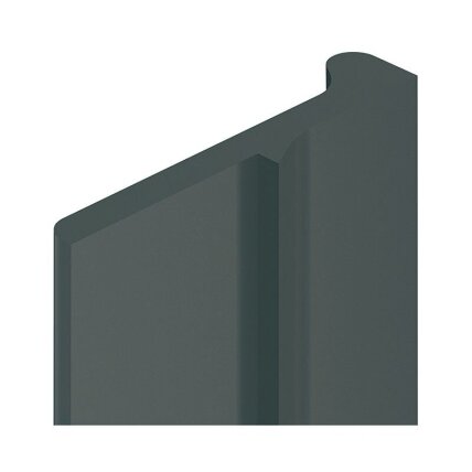 Closure strip for locks, for double door cabinets, 25 x 4.8 mm Closure strip for locks, for double door cabinets, 25 x 4.8 mm
