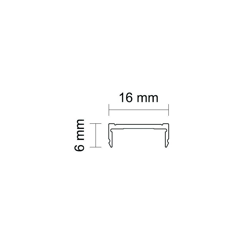 Užpildas dvigubam apatiniam bėgeliui 48 mm 1
