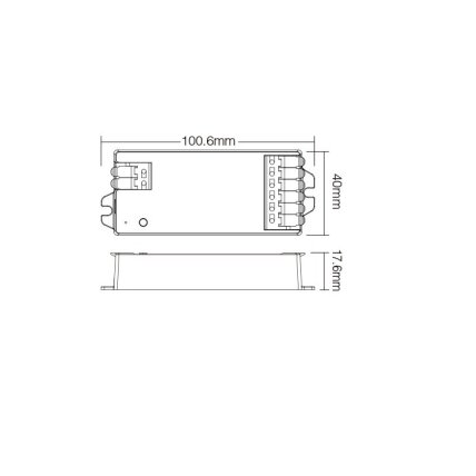 Controller for 1 zone RGB/RGBW/RGB-CCT tape (eko) 1 Controller for 1 zone RGB/RGBW/RGB-CCT tape (eko) 1