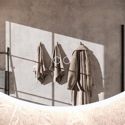 Frameless LED mirror 7010, with integrated demister