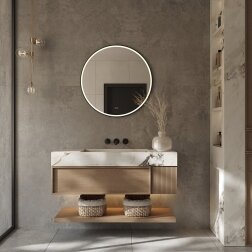 LED mirror 7040, with integrated demister