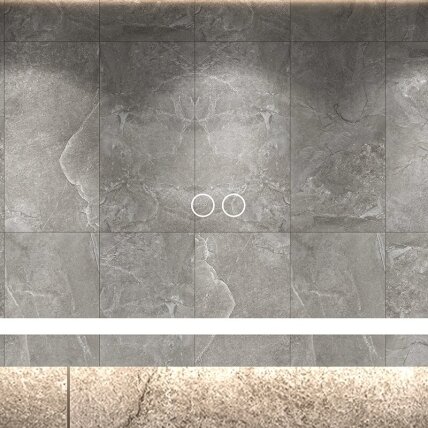 Frameless LED mirror 6020, with integrated demister 3 Frameless LED mirror 6020, with integrated demister 3