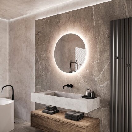 Frameless LED mirror 7010, with integrated demister 4