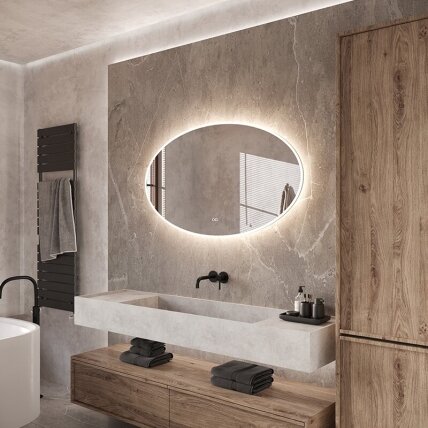 Frameless LED mirror 8010, with integrated demister 6 Frameless LED mirror 8010, with integrated demister 6