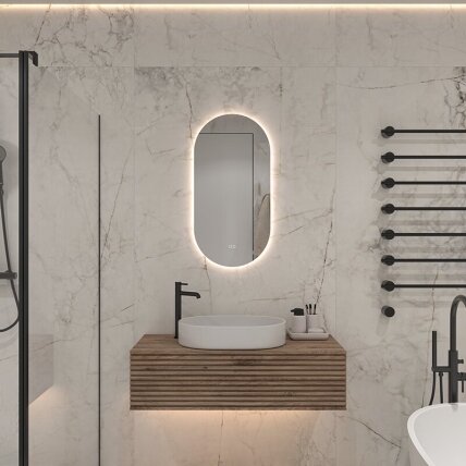 Frameless LED mirror 8030, with integrated demister 1