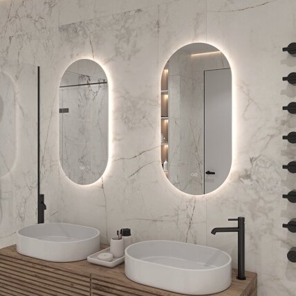 Frameless LED mirror 8030, with integrated demister 4