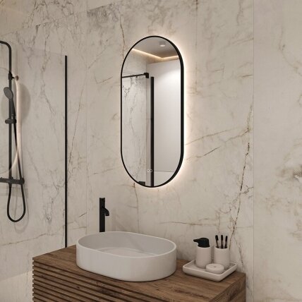 LED mirror 8040, with integrated demister 1 LED mirror 8040, with integrated demister 1