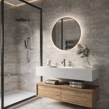 LED mirror K7050, with integrated demister 2 LED mirror K7050, with integrated demister 2