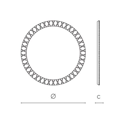LED mirror XO 4