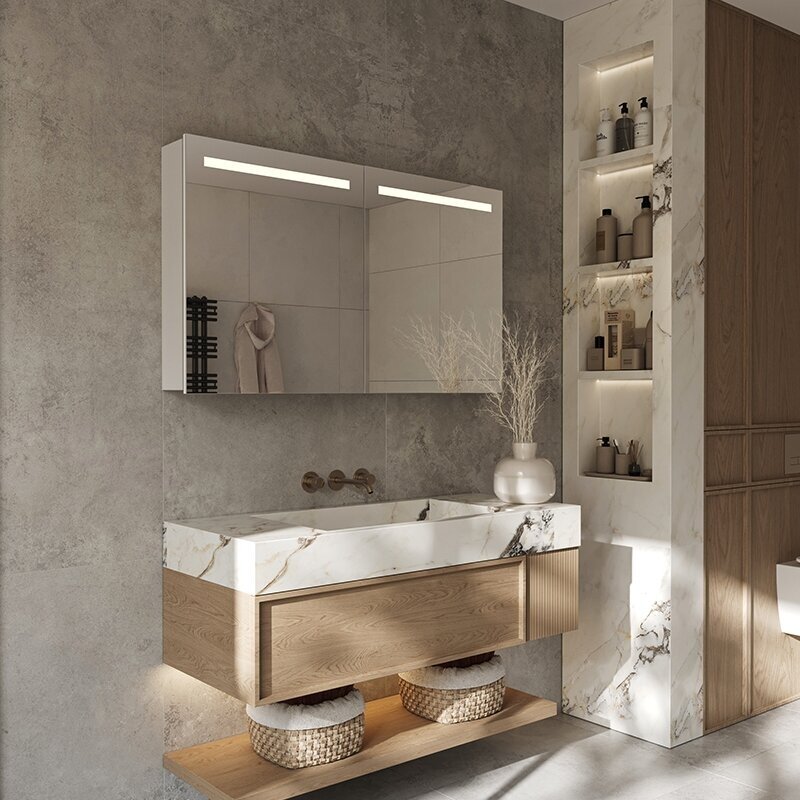 Heated mirror cabinet 1000B 2 Heated mirror cabinet 1000B 2