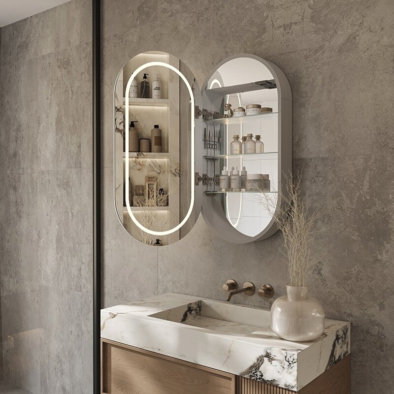 Heated mirror cabinet 200 2