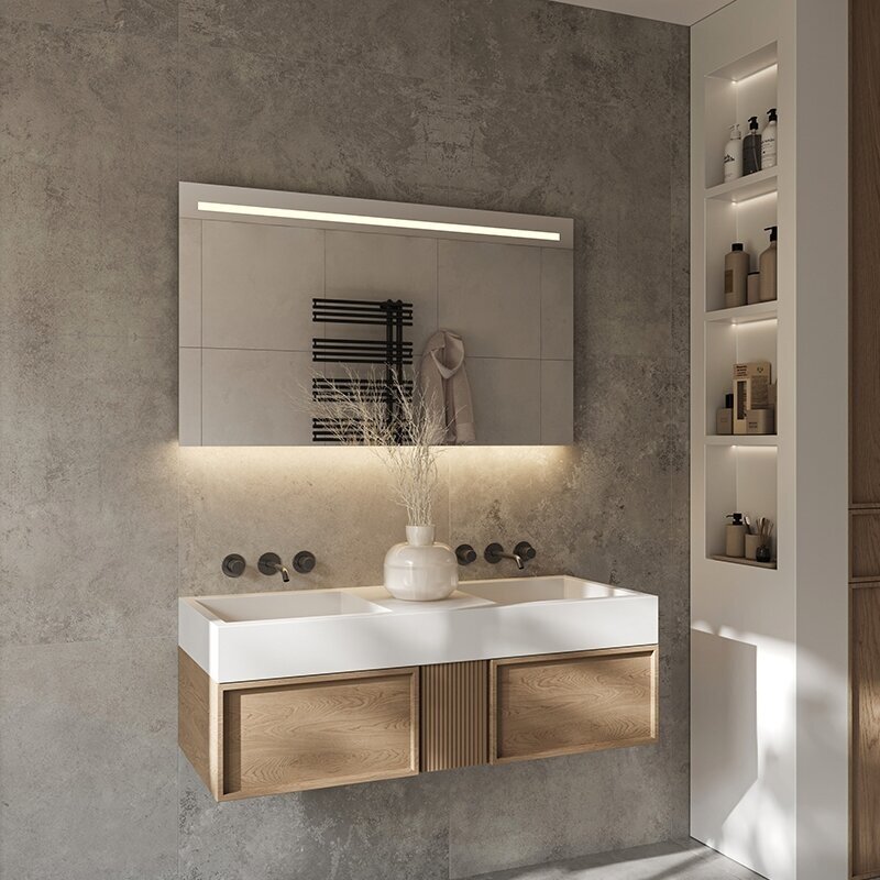 Frameless LED mirror 4030, with integrated demister 2