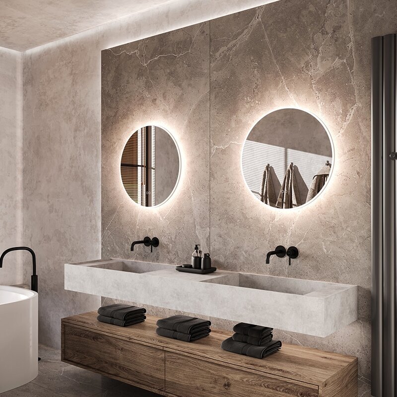 Frameless LED mirror 7010, with integrated demister 2