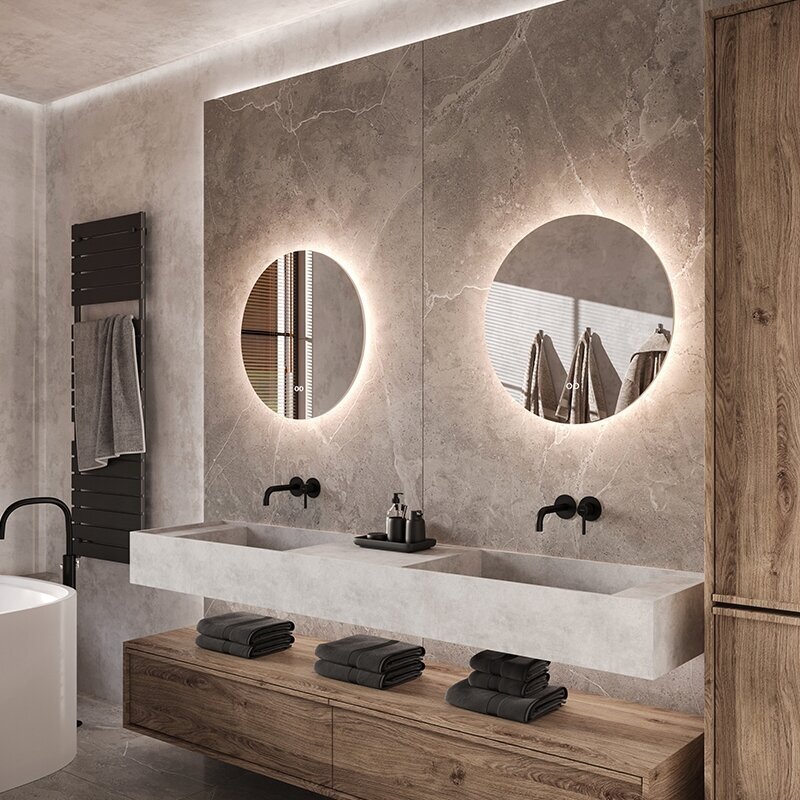 Frameless LED mirror 7020, with integrated demister 2