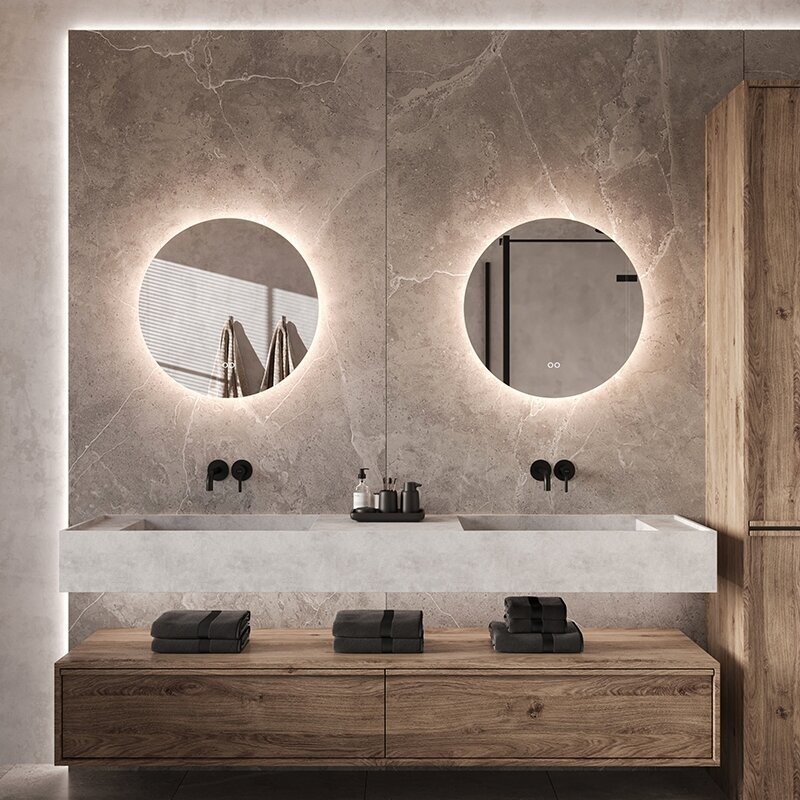 Frameless LED mirror 7020, with integrated demister 3